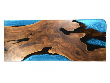 Ceviz tek parça masa epoxy .