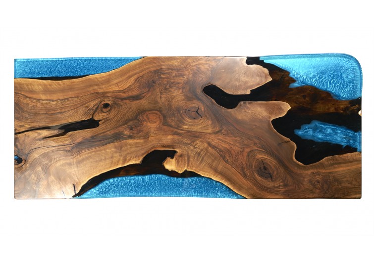 Ceviz tek parça masa epoxy .
