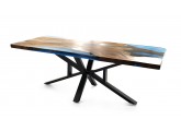 Ceviz tek parça masa epoxy .