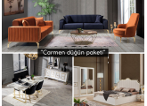 Carmen düğün paketi(HEDİYELİ orta sehpa ve kurulum)