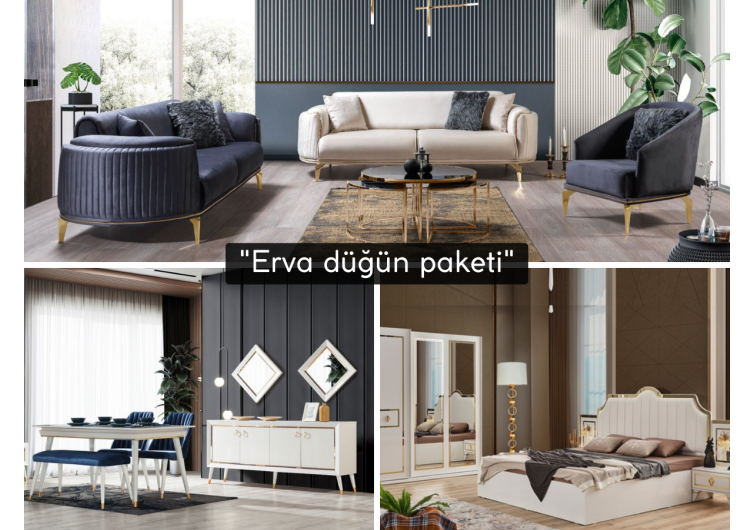 Erva düğün paketi(HEDİYELi kurulum)